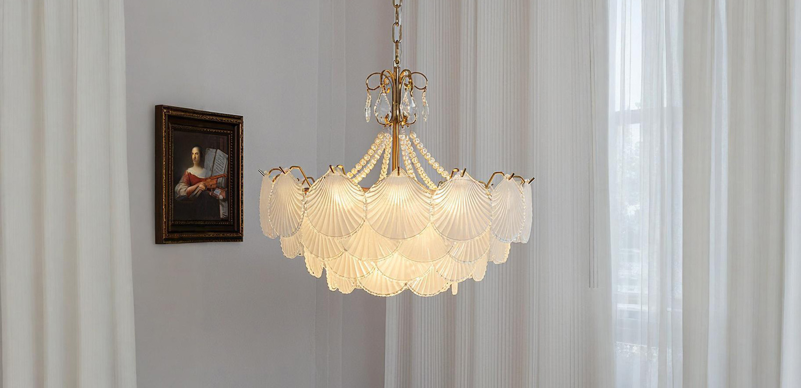 Shell Pendant Light