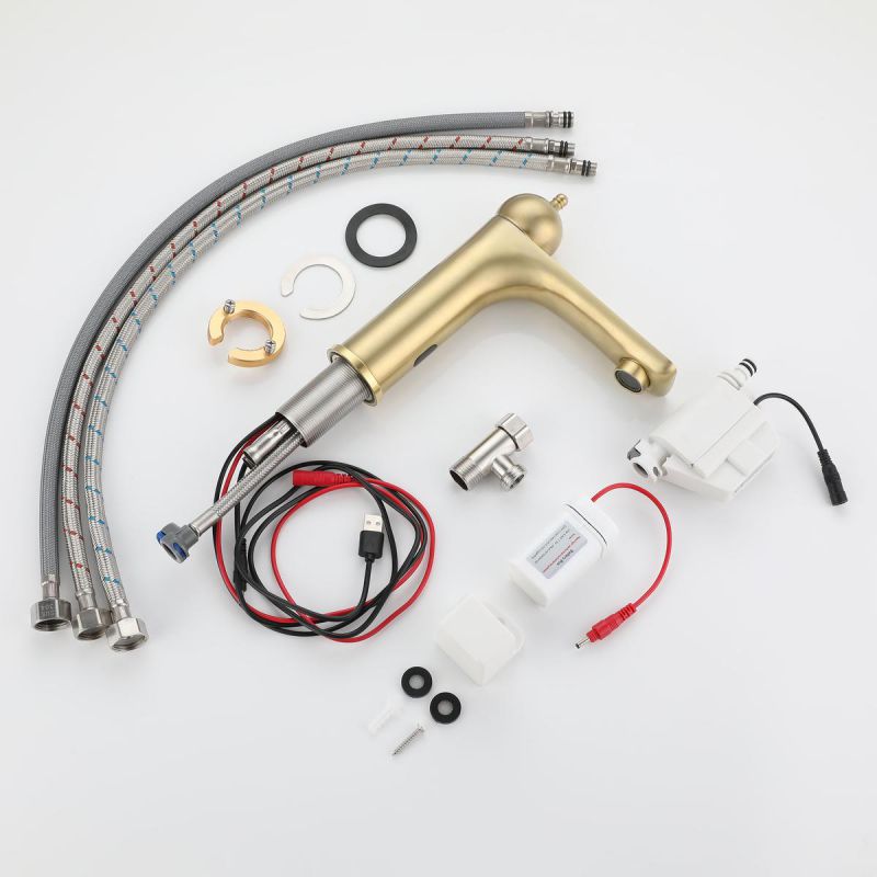 センサー水栓 自動水栓 洗面蛇口 水道蛇口 冷熱混合栓 ステンレス鋼