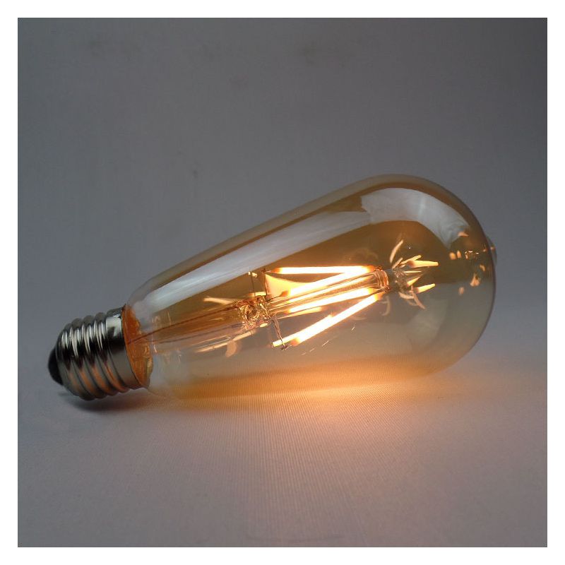 LED電球 エジソン電球 レトロ 口金E26 ST64 4W LED対応