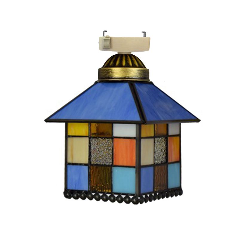 ステンドグラスランプ　ガラスランプ　ひっかけシーリングライト ステンドグラスランプ ひっかけシーリングライト