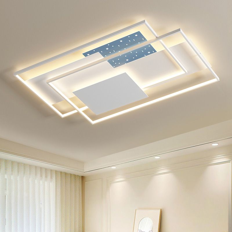 LEDシーリングライト リビング 食卓 子供屋照明 店舗 星月型 オシャレ 2灯