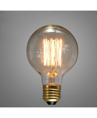 エジソン電球 ハロゲン電球 口金E26 G95 40W 8個入り