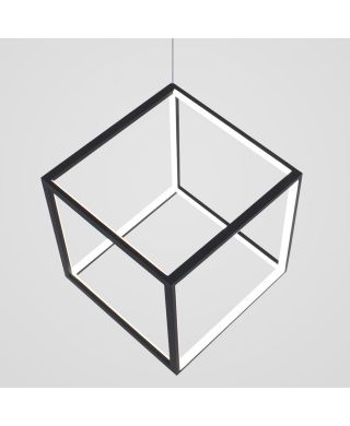 LEDペンダントライト 照明器具 リビング照明 ダイニング照明 店舗照明 オシャレ 立方体 黒色 LED対応