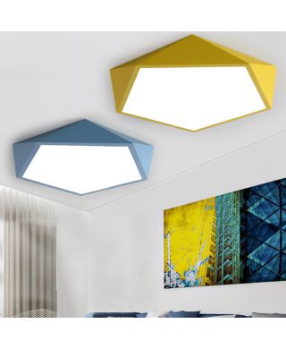 LEDシーリングライト 照明器具 天井照明 リビング照明 ダイニング 寝室 書斎 店舗 ダイヤモンド型 薄い オシャレ LED対応
