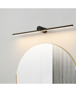 LEDミラーライト 壁掛け照明 ブラケット リビング 廊下 洗面所 電球色 12/16/20W 黒色