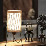 テーブルライト ステンドグラスランプ 枕元 寝室照明 和室和風