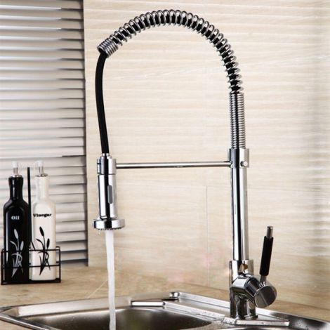 Waschtischbatterie Einhebel Einloch Stehend aus Messing