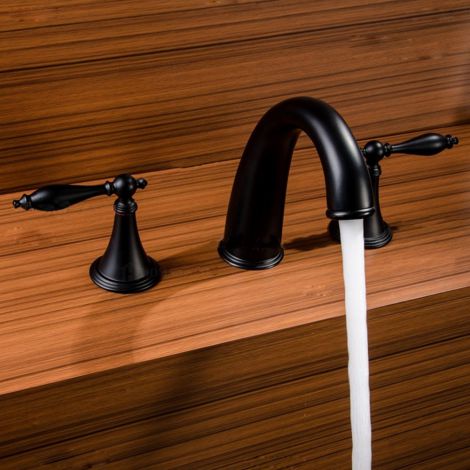 洗面水栓 バス水栓 浴室蛇口 冷熱混合栓 水道蛇口 2ハンドル 4色