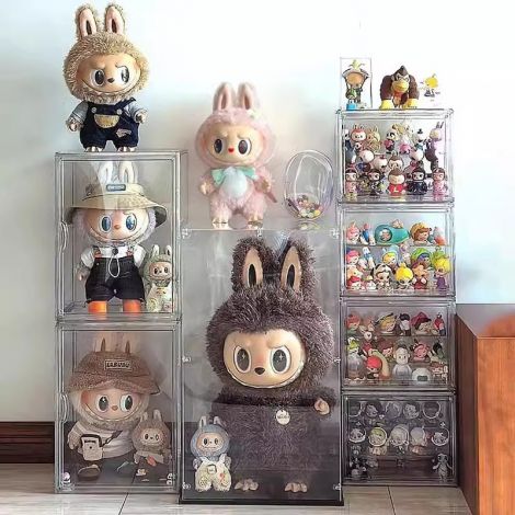 フィギュア展示ケース コレクションケース クリアケース 扉付き ぬいぐるみ 収納 防塵