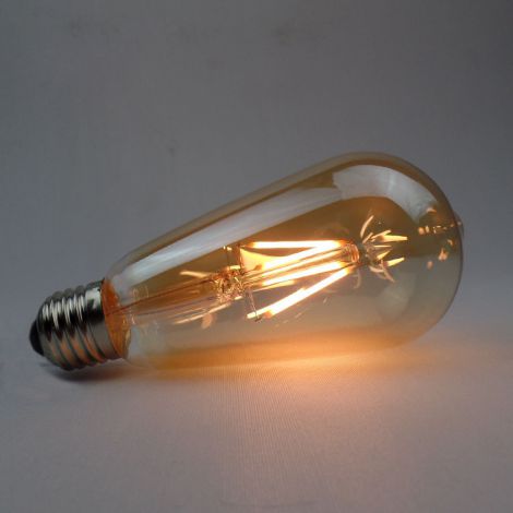 LED電球 エジソン電球 レトロ 口金E26 ST64 4W LED対応
