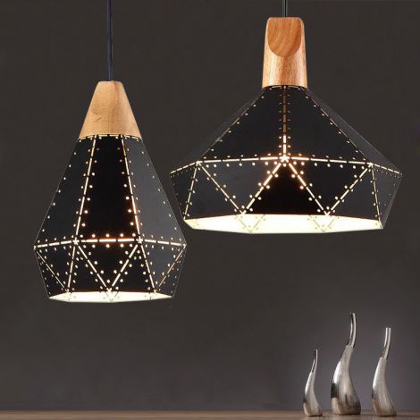 ペンダントライト リビング照明 ダイニング 店舗 北欧風 透かし彫り 1灯