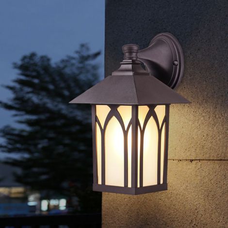 壁掛けライト ウォールランプ ブラケット 間接照明 屋内屋外兼用 防水 ガラス レトロ 1灯