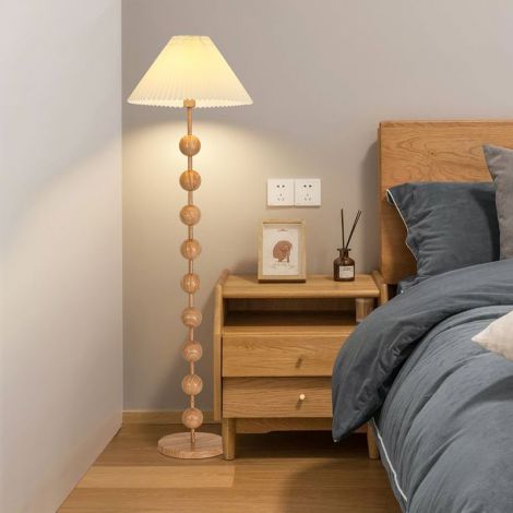 フロアスタンド スタンドライト フロアランプ 寝室 書斎照明 魔豆型 モダン H153cm