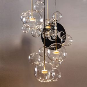 LEDペンダントライト リビング ダイニング 寝室 店舗 天井照明 泡 ミッキー型