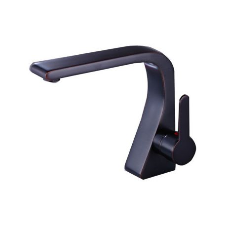 洗面蛇口バス水栓冷熱混合栓水道蛇口回転可能金色h30cm