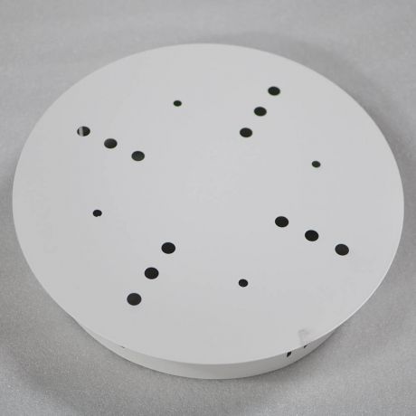 引掛シーリングキャップ フランジ 銀白色 φ30cm