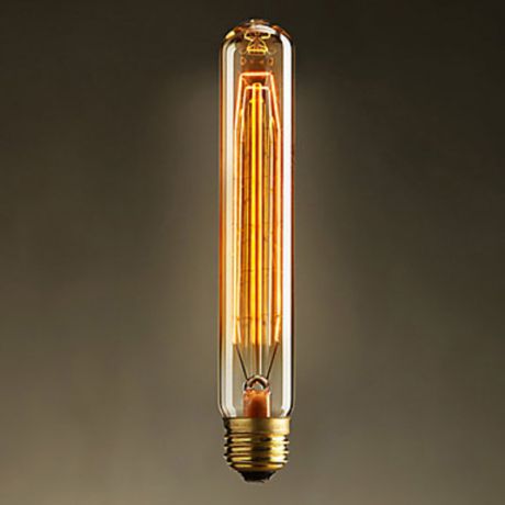 エジソン電球 ハロゲン電球 口金E26 T185 40W H18.5cm