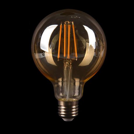 LED電球 バルブ レトロな電球 口金E26 G80 4/6/8W