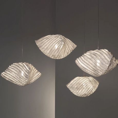 ペンダントライト リビング照明 居間ランプ 店舗 ステンレス 透かし彫り 四角