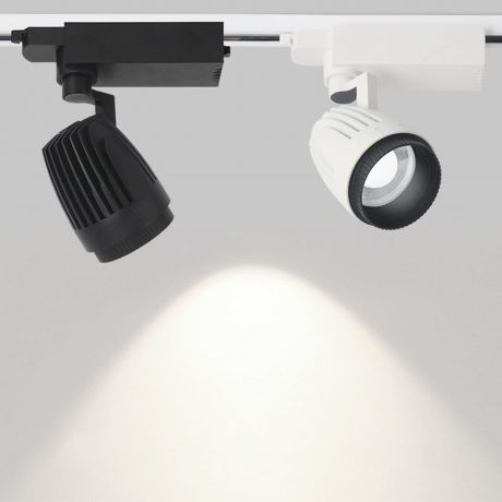 LEDスポットライト ダクトレール用照明 店舗ランプ フォーカス調整可 簡単取付 10/25/35W