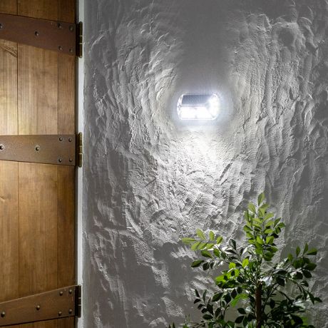 LED壁掛け照明 ウォールライト 屋内屋外兼用 防水 センサーライト 自動点灯 充電式 シンプル